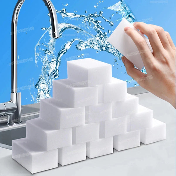 10/20/50/100Pcs Melamine Sponge Magic Sponge Eraser Eraser Cleaner Cleaning Sponges for Kitchen Bathroom Cleaning Tools 10*6*2cm